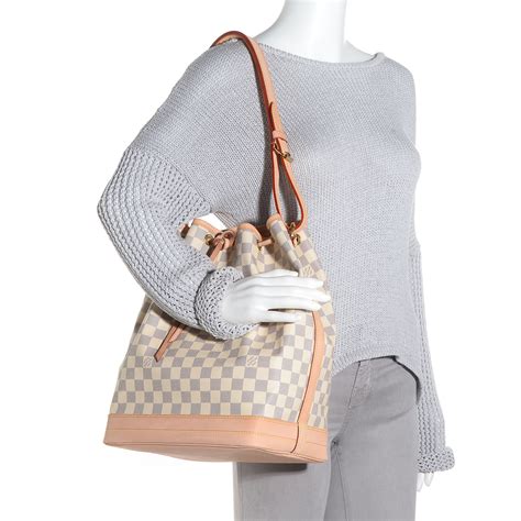 louis vuitton damier azur noe gm launch|noe damier handbags.